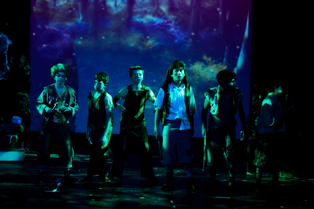 "Peter Pan" at the Camelot Theatre. Lighting Design by Luis Garcia. Photo by Chelsea Fine and courtesy of Luis Garcia.