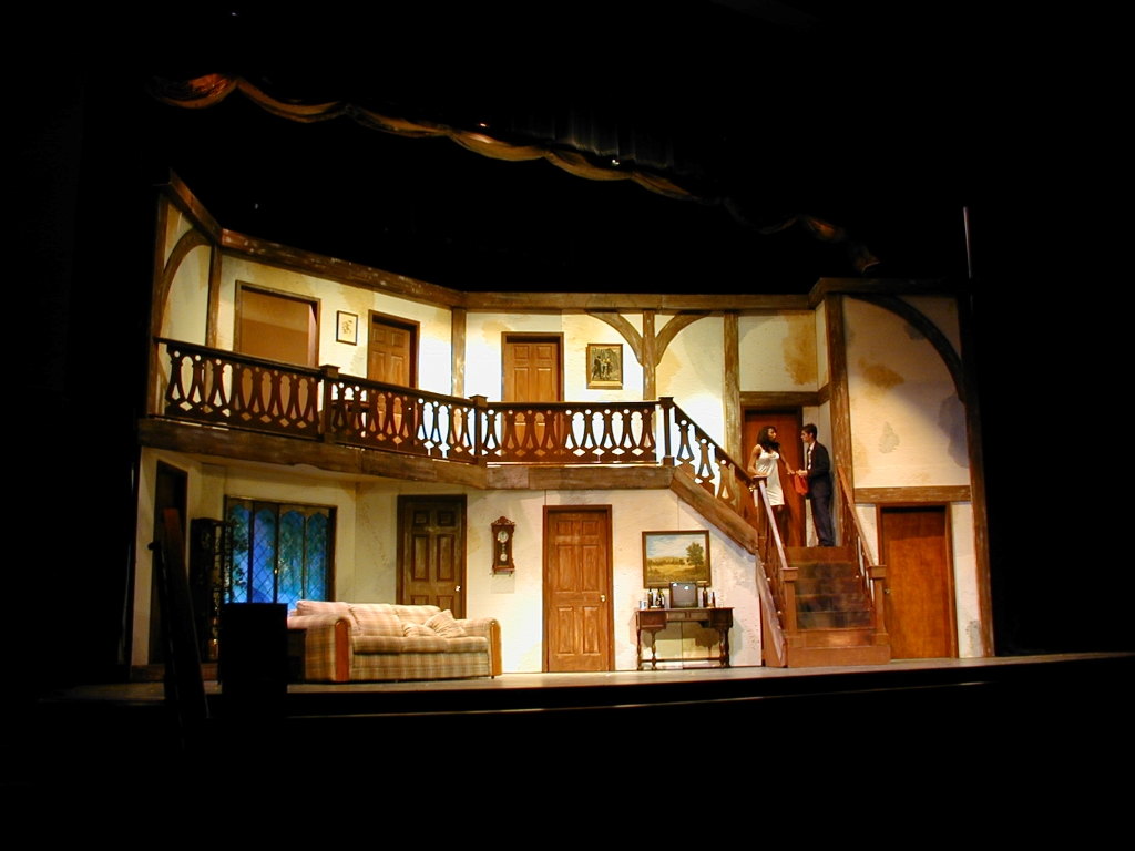 Garcia ran sound and helped build the set for Osceola County School for the Arts' production of "Noises Off" his freshman year of high school. Photo by Tom Davis and courtesy of Luis Garcia.