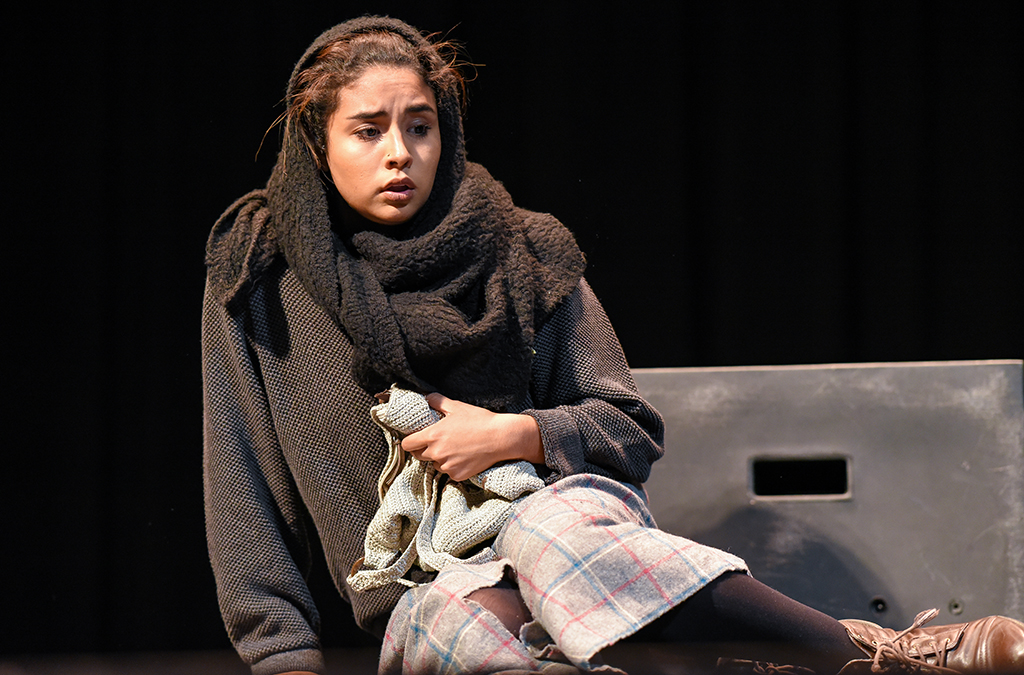 Photo from the Sahuarita (Ariz.) High School 2019 ITF Chapter Select performance of I Never Saw Another Butterfly.