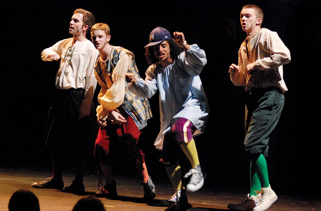The Complete Works of William Shakespeare (Abridged) is a low-tech survey of the Bard’s plays written for three actors. Mountlake Terrace (Wash.) High School performed the show at ITF 2009.