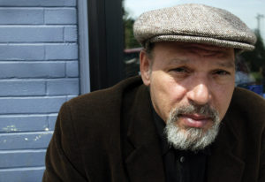 A photo of playwright August Wilson.