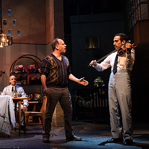 Alok Tewari, Andrew Polk, and George Abud. Photo by Matthew Murphy.