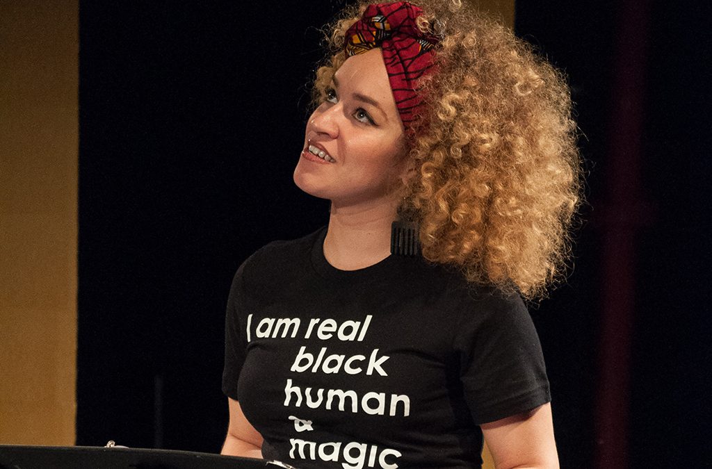 Marie Cisco produced the special event Black Girl Magic, featuring Shannon Matesky, at the National Black Theatre of Harlem.