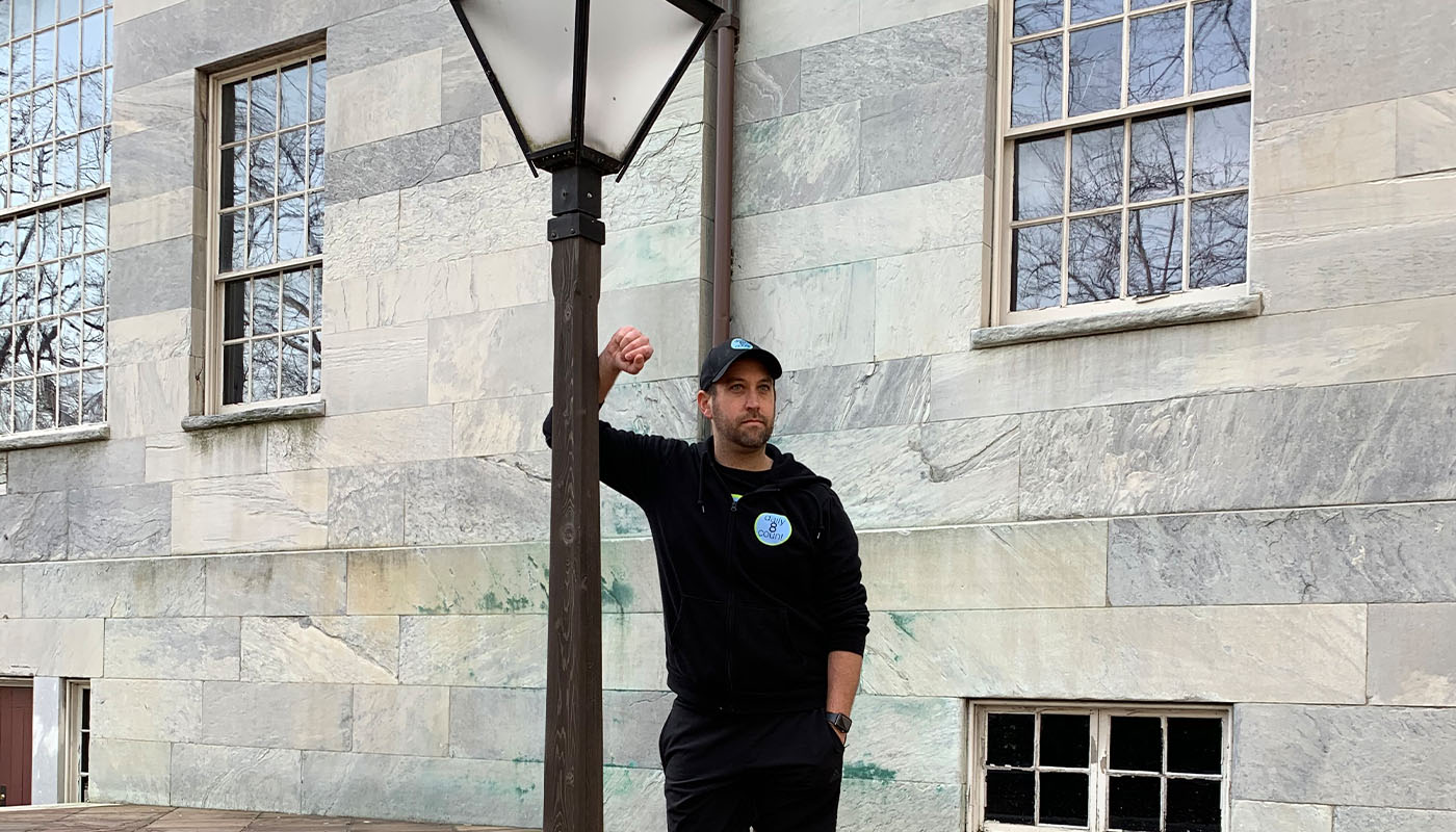 Brian Curl Lamppost Broadway Dance courtesy Brian Curl