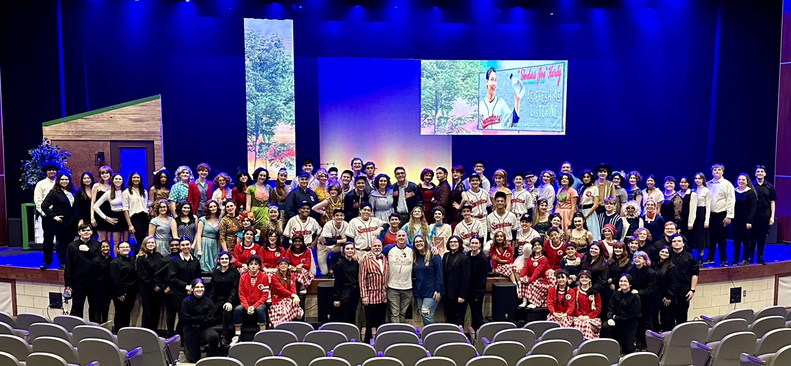 Bidgelnad High School cast and crew of Damn Yankees