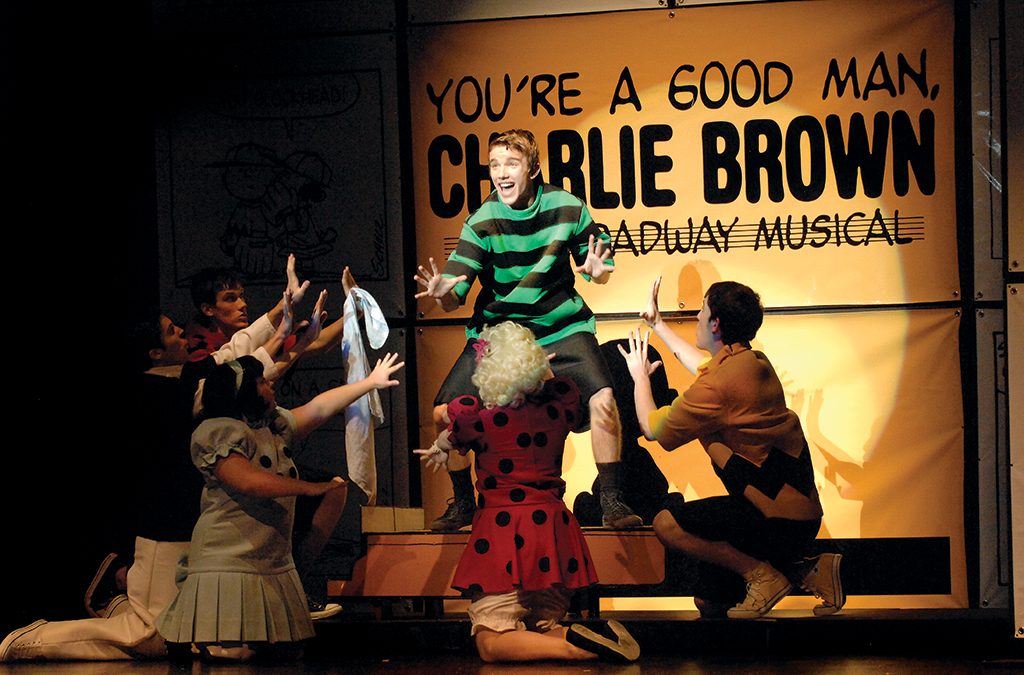 You’re a Good Man, Charlie Brown features just six familiar characters and simple visuals. The show was performed by Olathe (Kan.) South High School at ITF 2010.