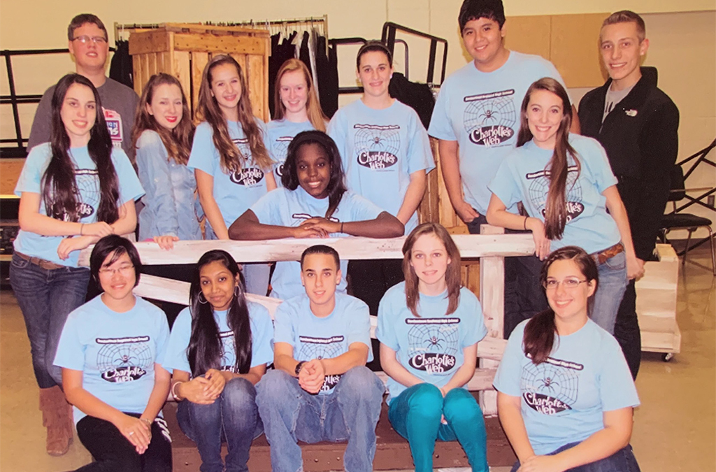 The creative team for the Bordentown Regional High School production of Charlotte's Web.