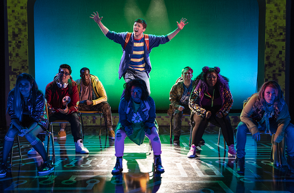 Pershing Square Signature Center's 2018 Off-Broadway production of Be More Chill.