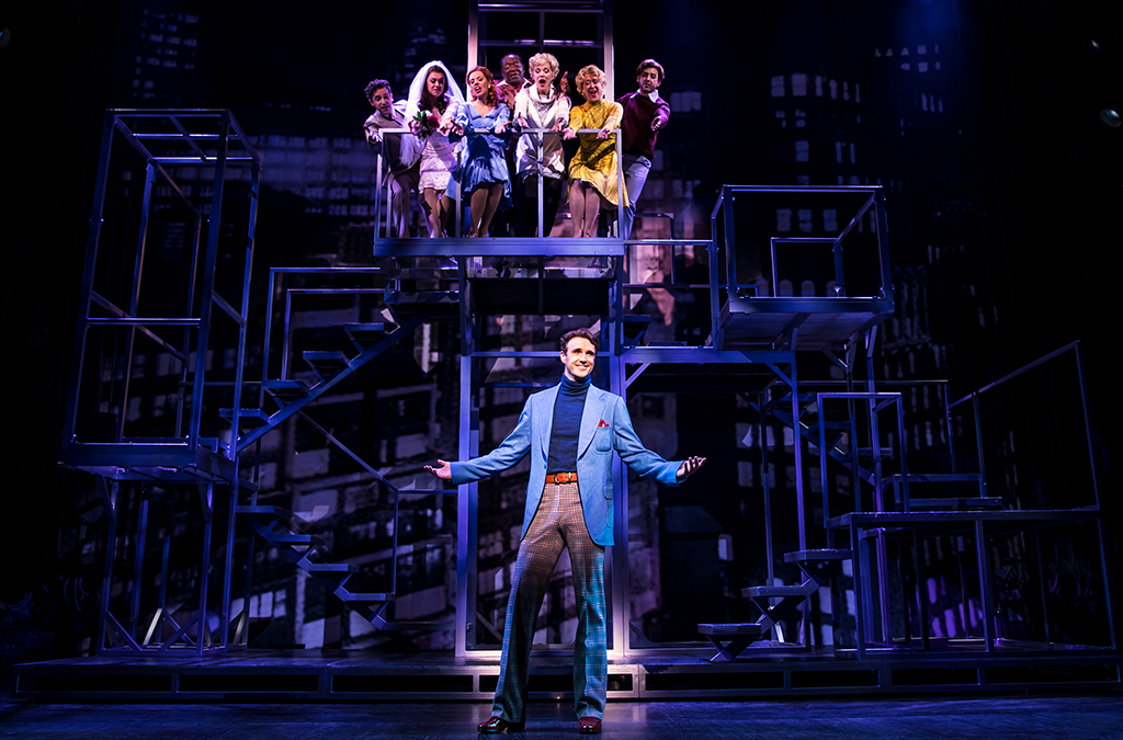 Michael Xavier and the cast of Company in Prince of Broadway.