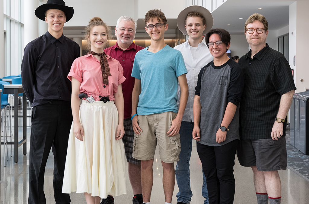 The cast and creative team for Derailed.