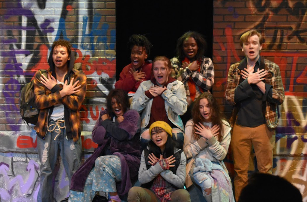 The cast of Merrillville High School's production of Drift.