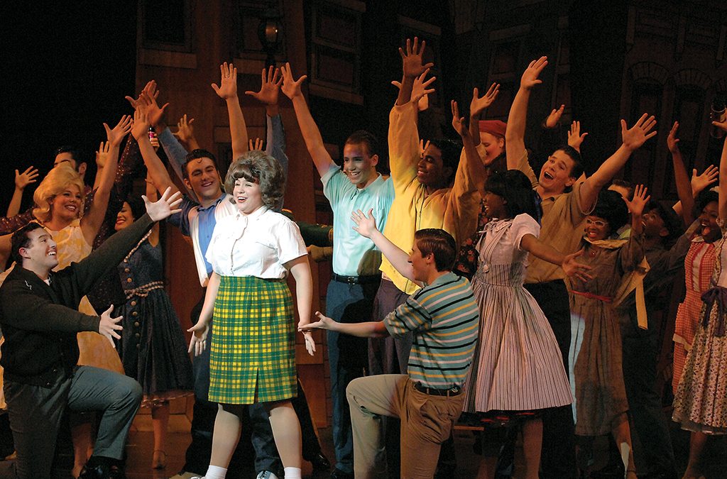The national cast of Hairspray at the 2008 International Thespian Festival.