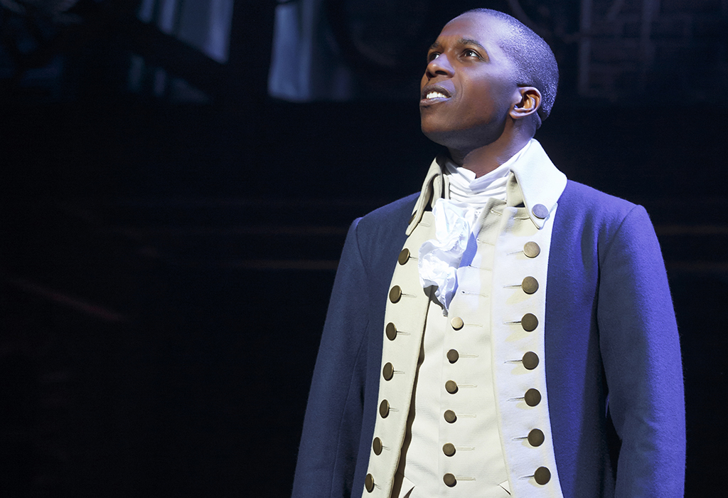 Leslie Odom Jr. in Hamilton.