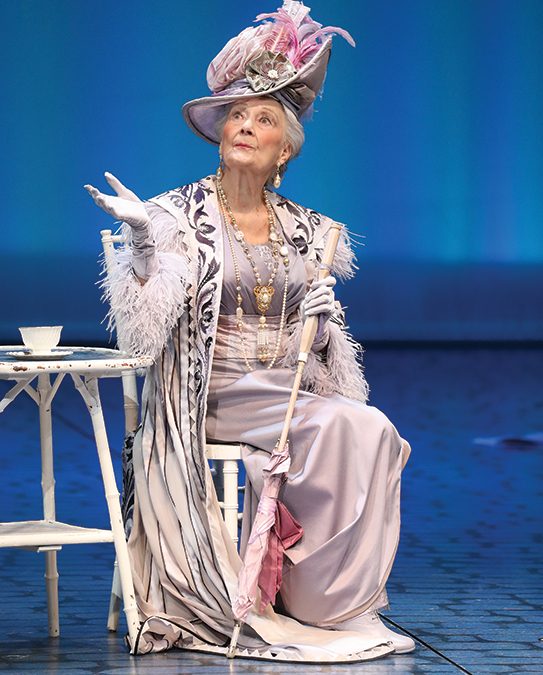 Mrs. Higgins' costumes had to be scaled down when Rosemary Harris took over the role in Lincoln Center Theater's production of My Fair Lady.