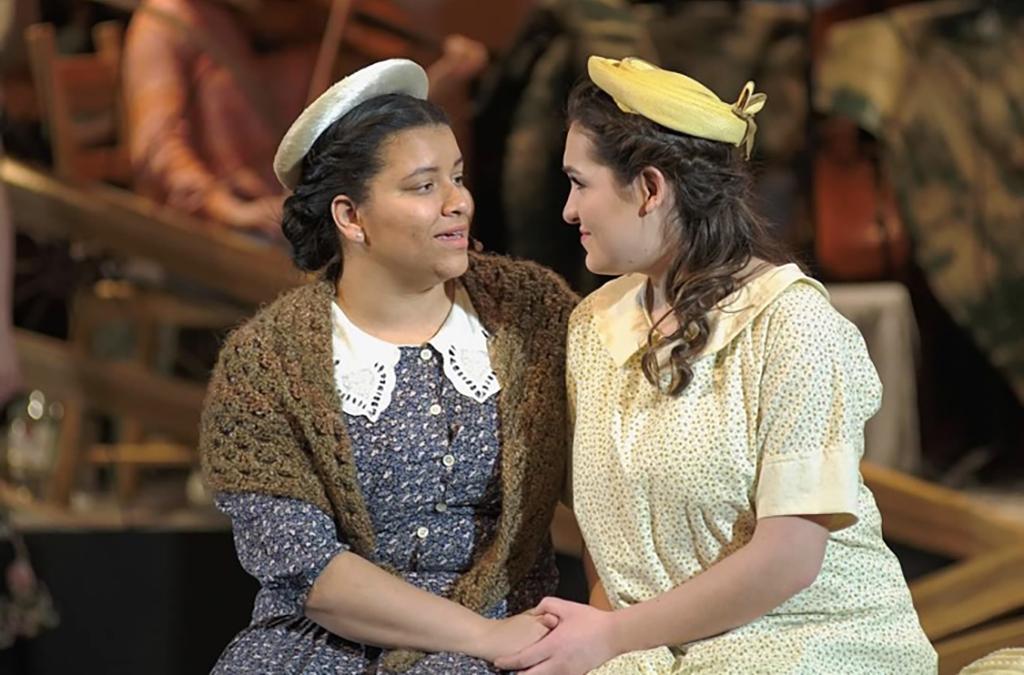 Sophia Hillman in her school production of Bright Star.