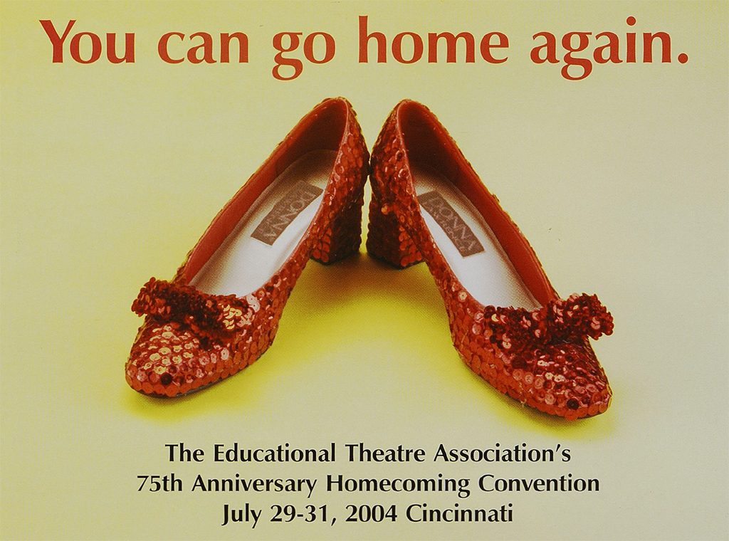 An advertisement in Dramatics for the 2004 Homecoming Convention.