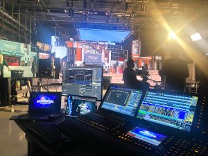 Lighting control at NBC Universal Virtual Production