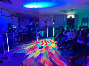 Jack Cannon teaching lighting design at California State Thespian Festival Workshops