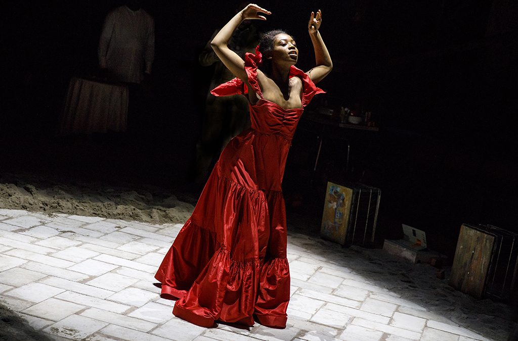 Hailey Kilgore as Ti Moune in the Broadway revival of Once on This Island.