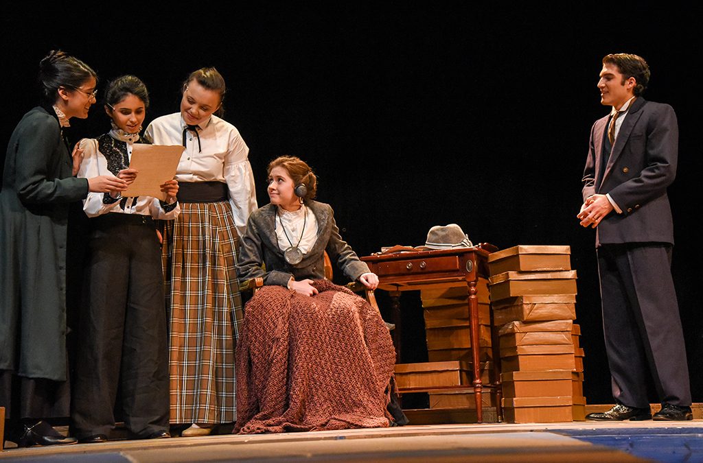 Their pioneering contributions to early 1900s astronomy distinguish the women of Mt. Carmel Academy's 2018 ITF performance of Silent Sky.