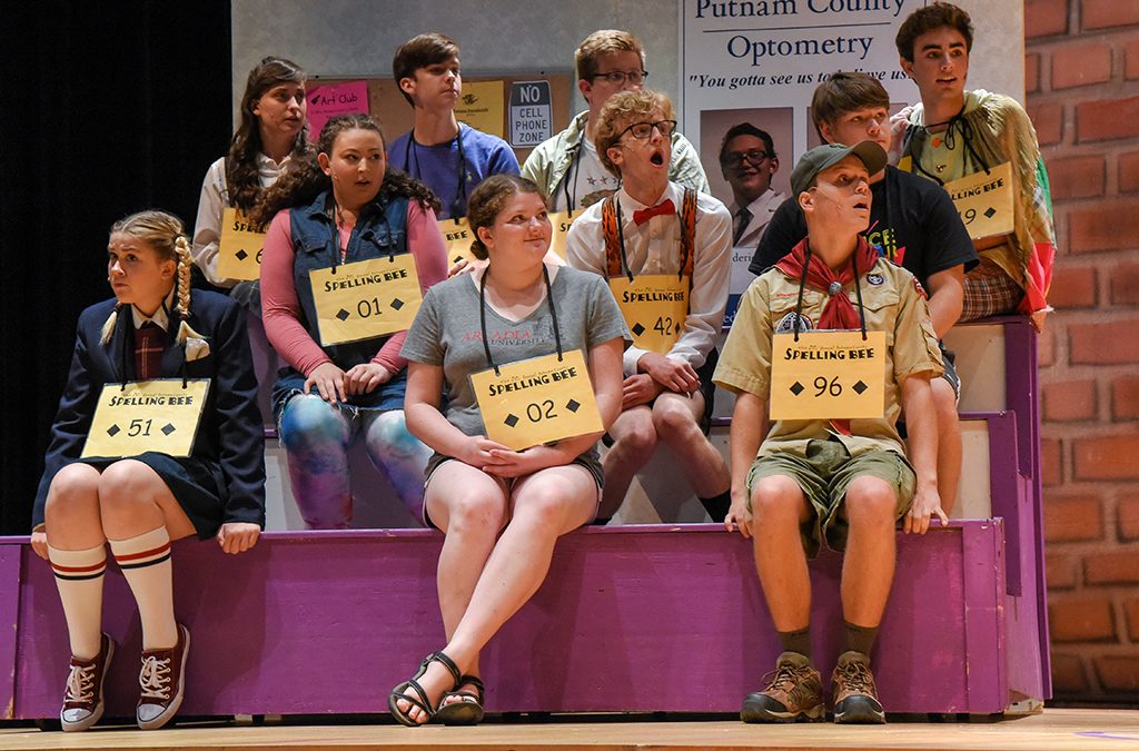 Very different childhoods shape the young contestants of Denver School of the Arts' 2018 ITF performance of The 25th Annual Putnam County Spelling Bee.