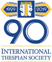 International Thespian Society 90th birthday logo