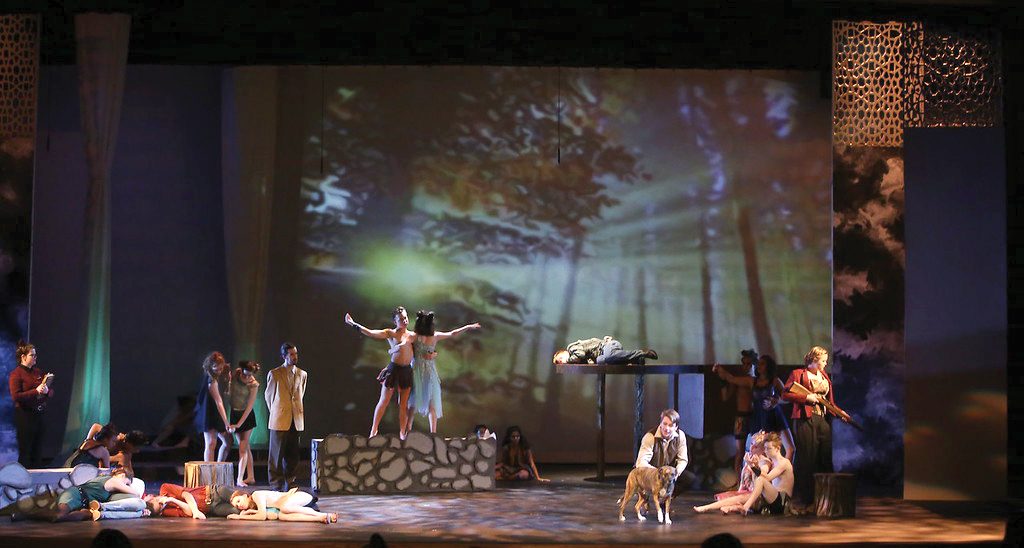 Kingwood H.S.'s production of A Midsummer Night's Dream.