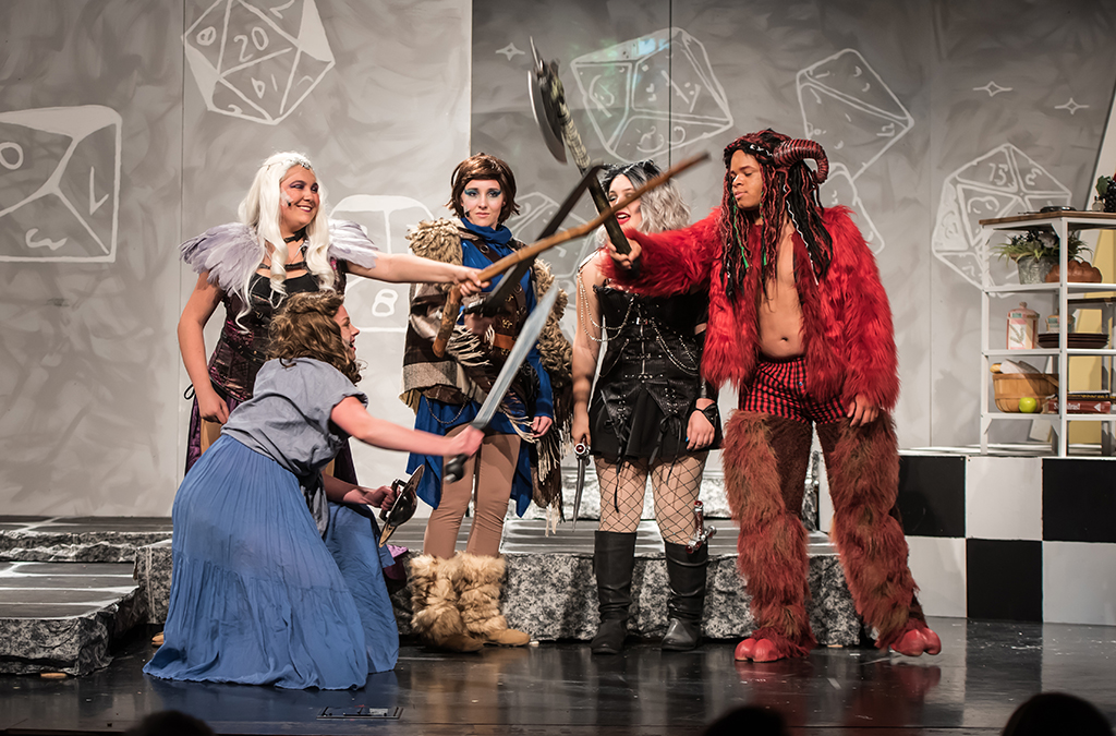 The cast of St. Charles High School’s production of She Kills Monsters.