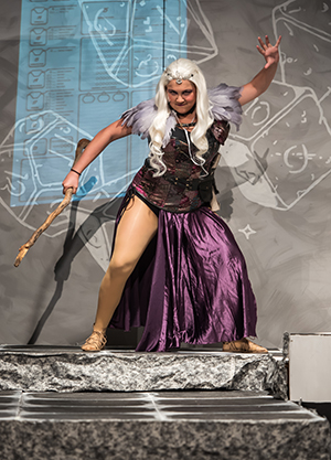 Lydia Holterman in St. Charles High School's production of She Kills Monsters.