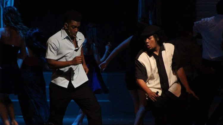Muhammad Khaerisman & Tyren Duncan performing In The Heights (2016) at Foster High School.
