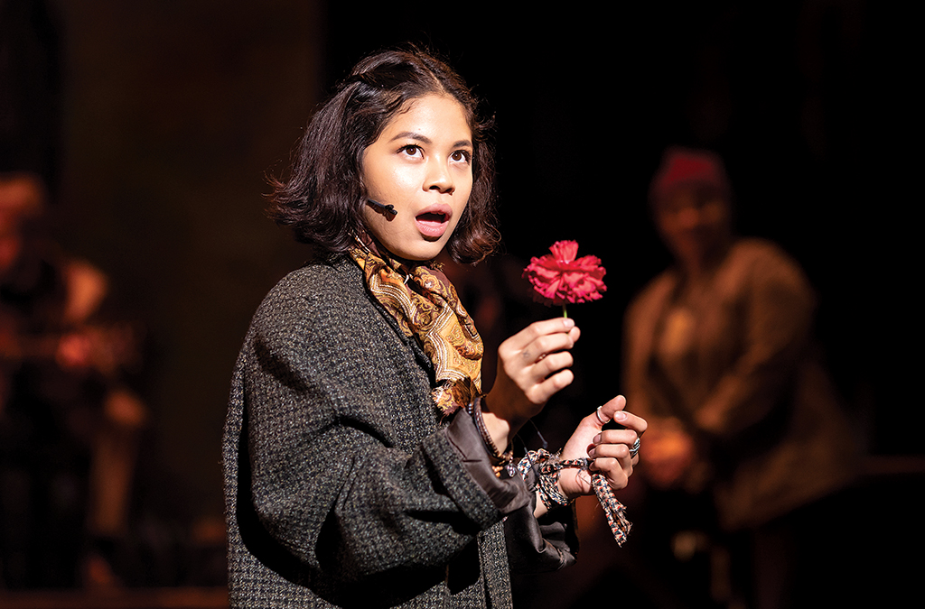 Eva Noblezada in Hadestown.