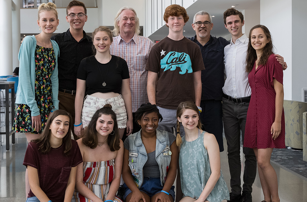 The cast and creative team for Placebo.