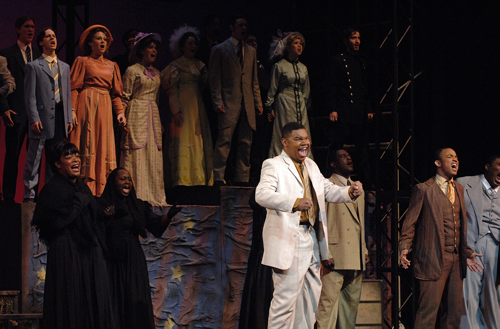 The national cast of the 2005 International Thespian Festival production of Ragtime.