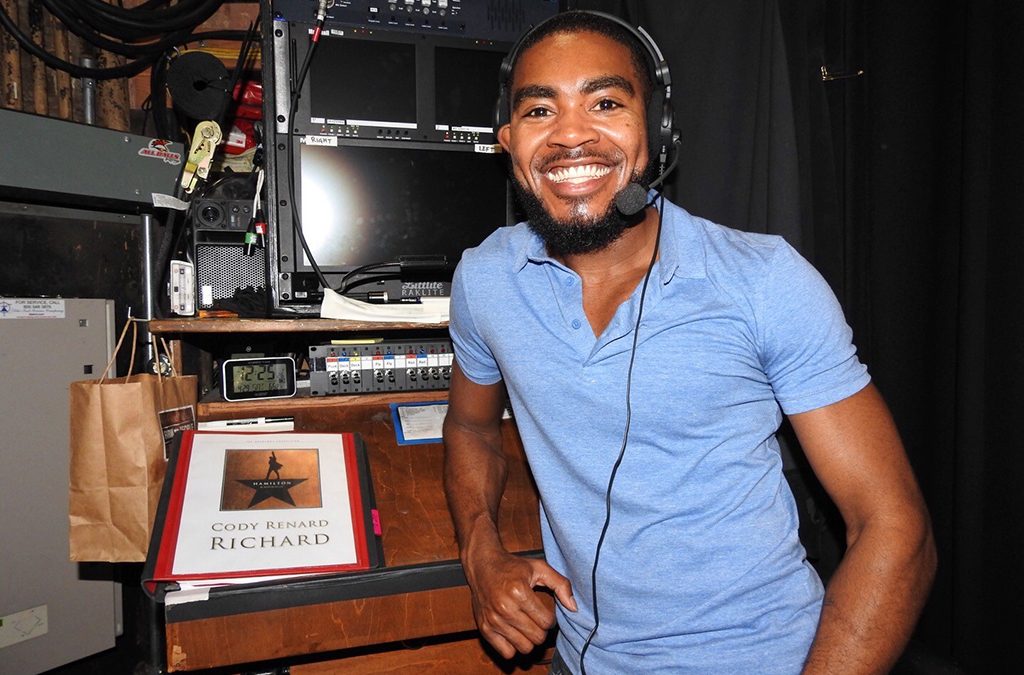 Cody Renard Richard served as a replacement stage manager for Hamilton on Broadway for a little more than a year.