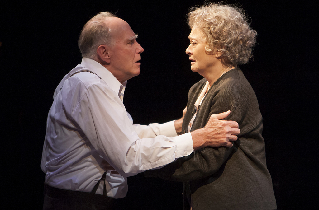 Mike Hartman and Lauren Klein in Denver Center Theatre Company's production of Death of a Salesman.