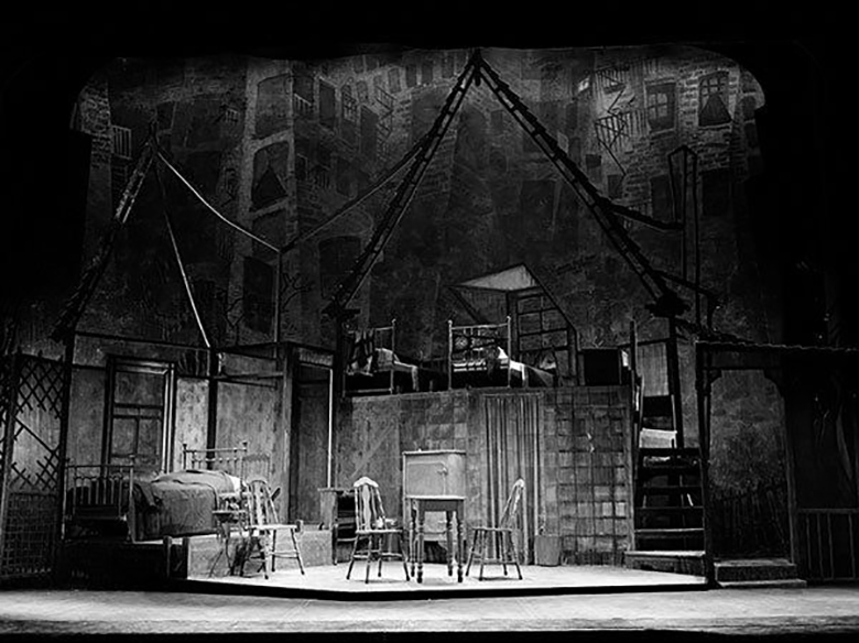Photo of Jo Mielziner’s stage design