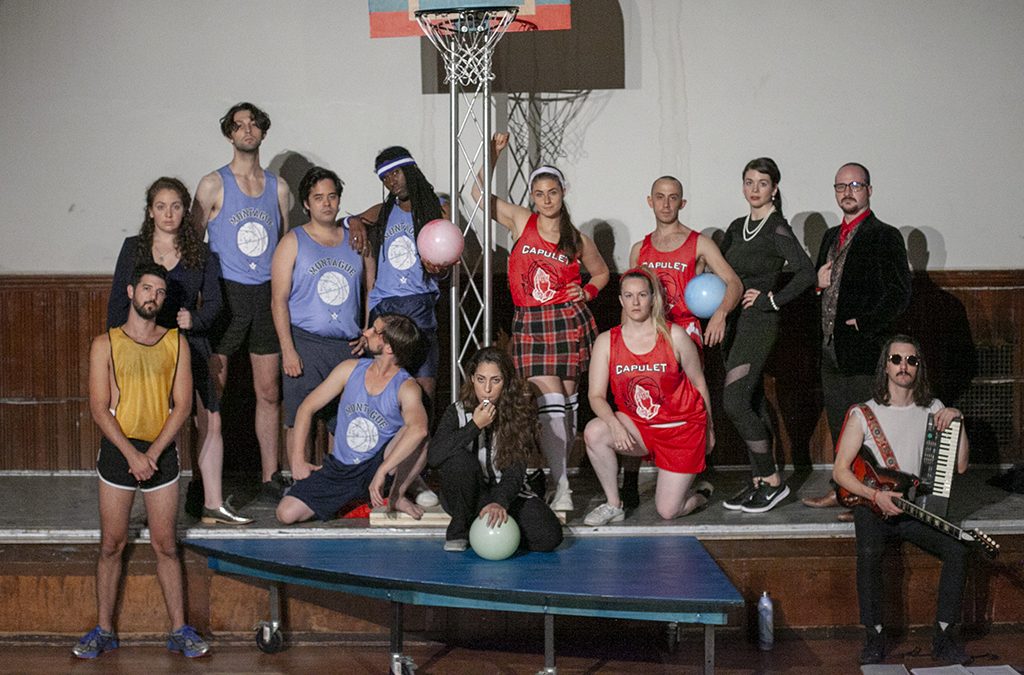 New York-based Stairwell Theater set its 2018 production of Romeo and Juliet with opposing basketball teams.