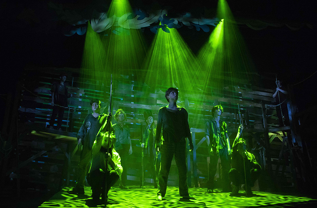The cast of Jemicy School's production of Peter and the Starcatcher.