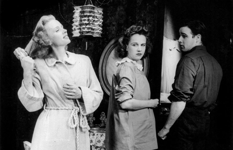 Jessica Tandy, Kim Hunter, and Marlon Brando
