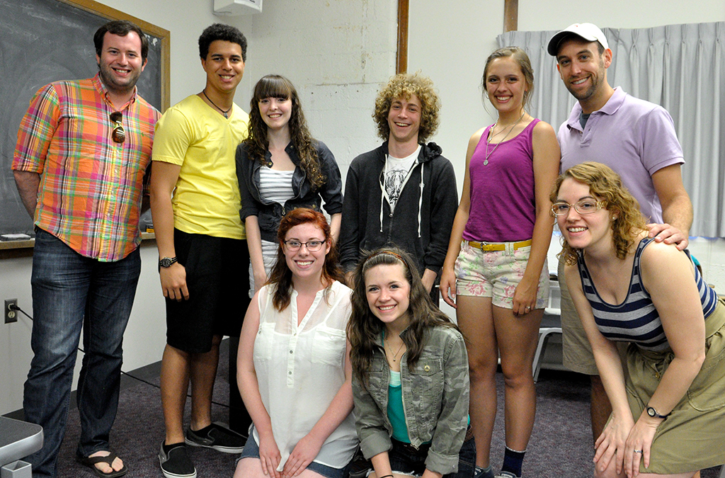 2013: Thespian Musicalworks premieres at ITF with Love at First Site. Photo by Susan Doremus.
