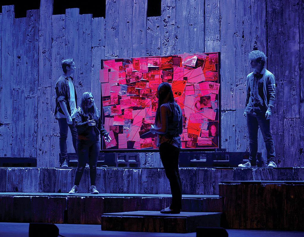 Olathe (Kan.) South High School's production of Trap.