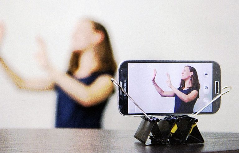 You can use binder clips to create a tripod for your smartphone.