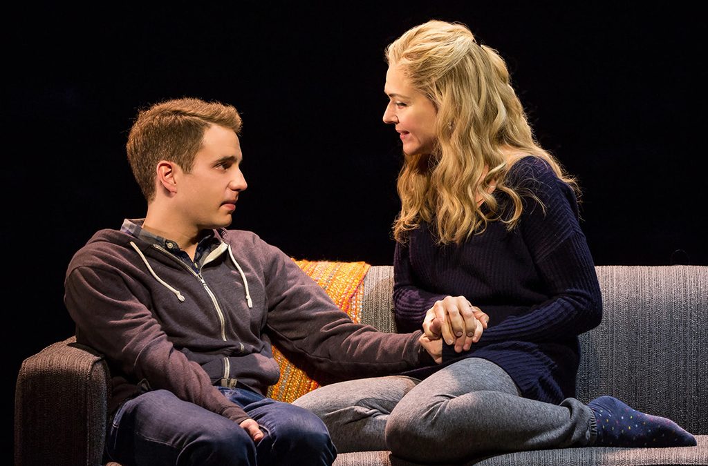 Ben Platt and Rachel Bay Jones in Dear Evan Hansen.