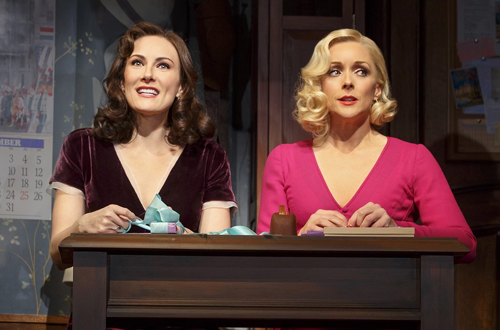 Laura Benanti and Jane Krakowski don wigs by David Brian Brown in the 2016 Broadway revival of She Loves Me.